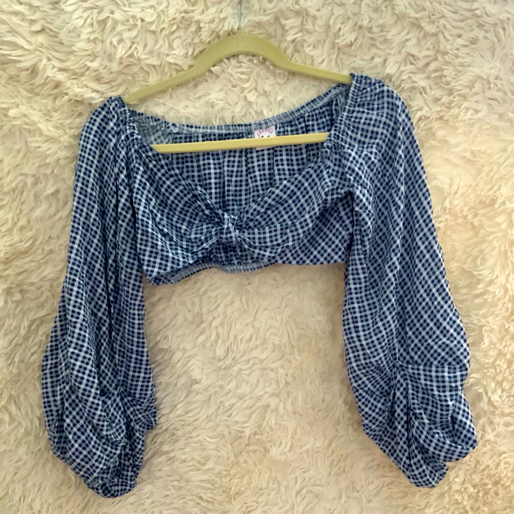 Crop Ruffle Top